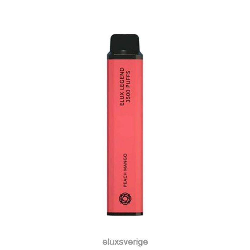 Elux Stockholm - Elux Legend 3500 puffar engångsvape N60VRR116 persika mango